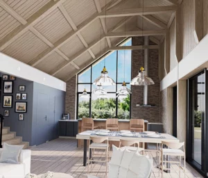 Modern Barn House – Interiors