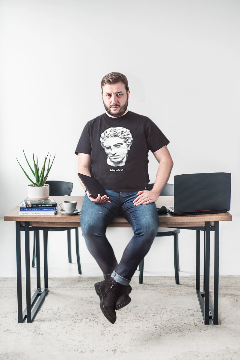 praca kreatywna z Piotrem