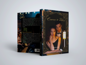 Fantasy Book Cover Design with Magical Elements 