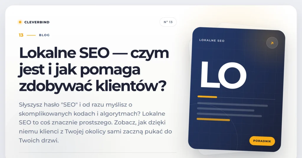 Lokalne SEO — czym jest i jak pomaga zdobywać klientów?