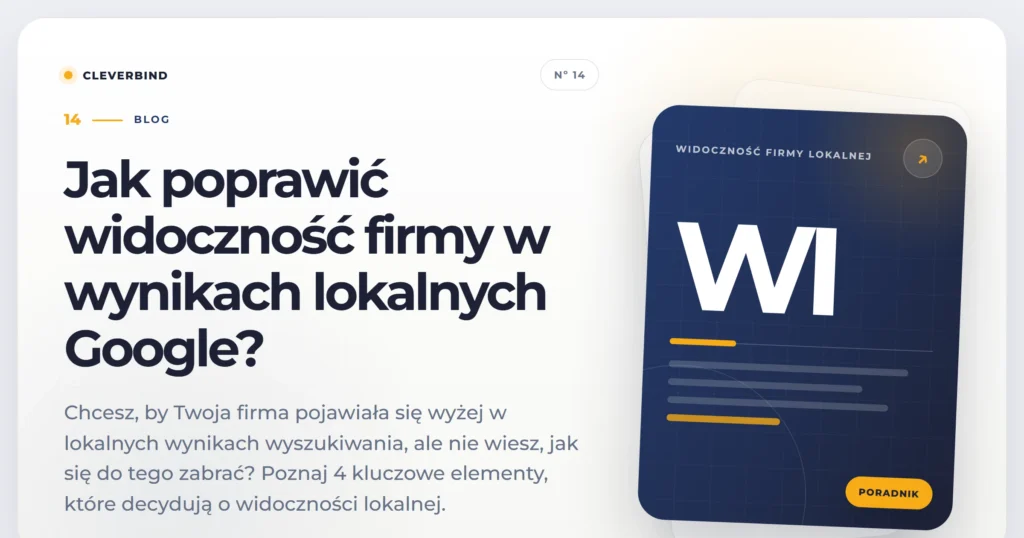 Jak poprawić widoczność firmy w wynikach lokalnych Google?