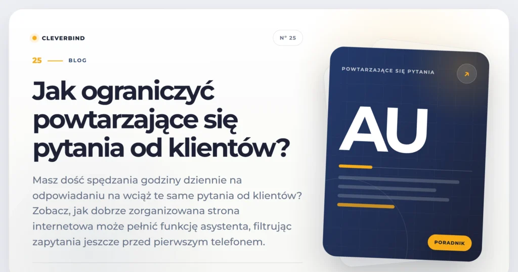 Jak ograniczyć powtarzające się pytania od klientów?