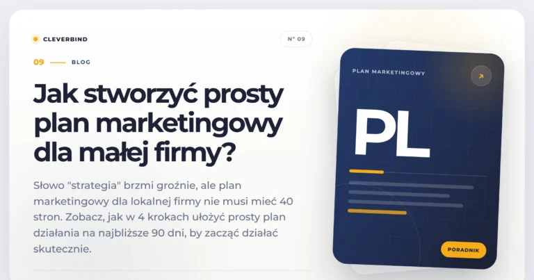 Jak stworzyć prosty plan marketingowy dla małej firmy?