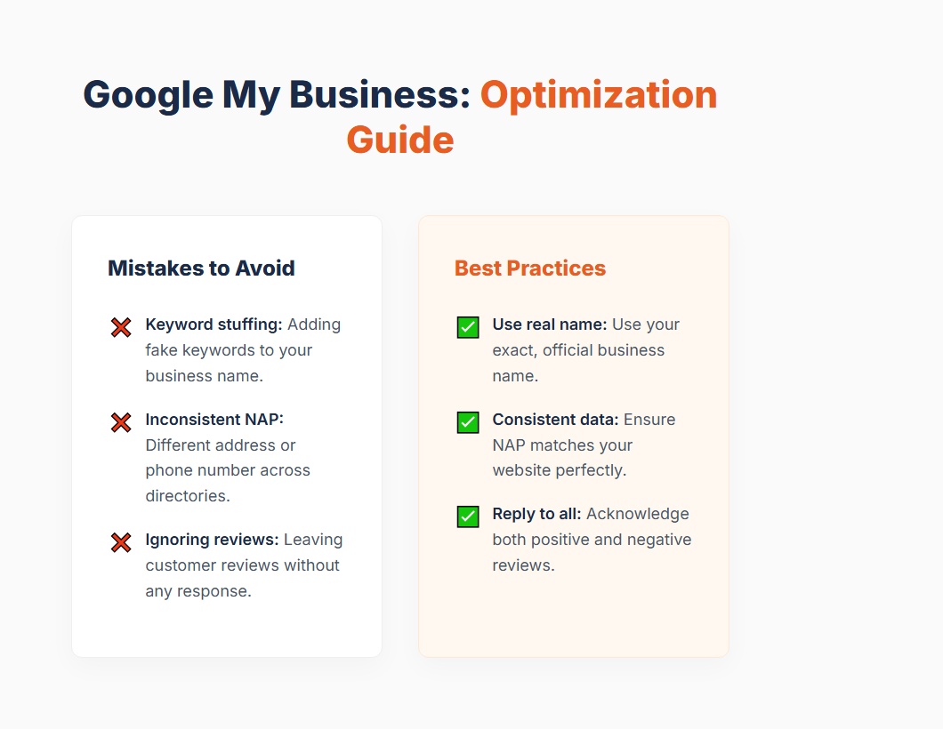 Google My Business: Most Common Mistakes