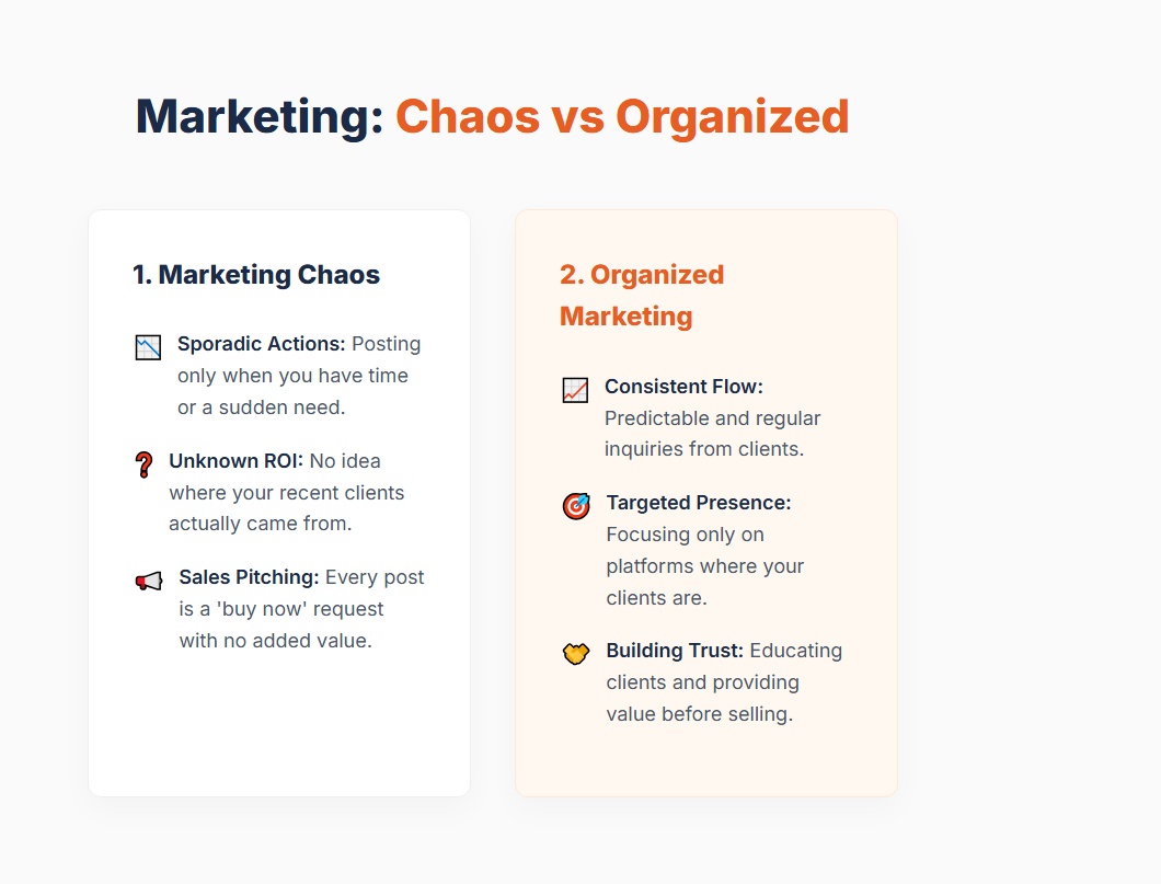 Chaos vs Organized Marketing