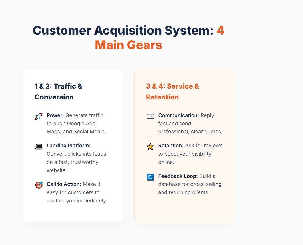 Customer Acquisition System: Main Elements