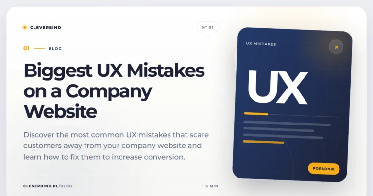 Biggest UX Mistakes on a Company Website