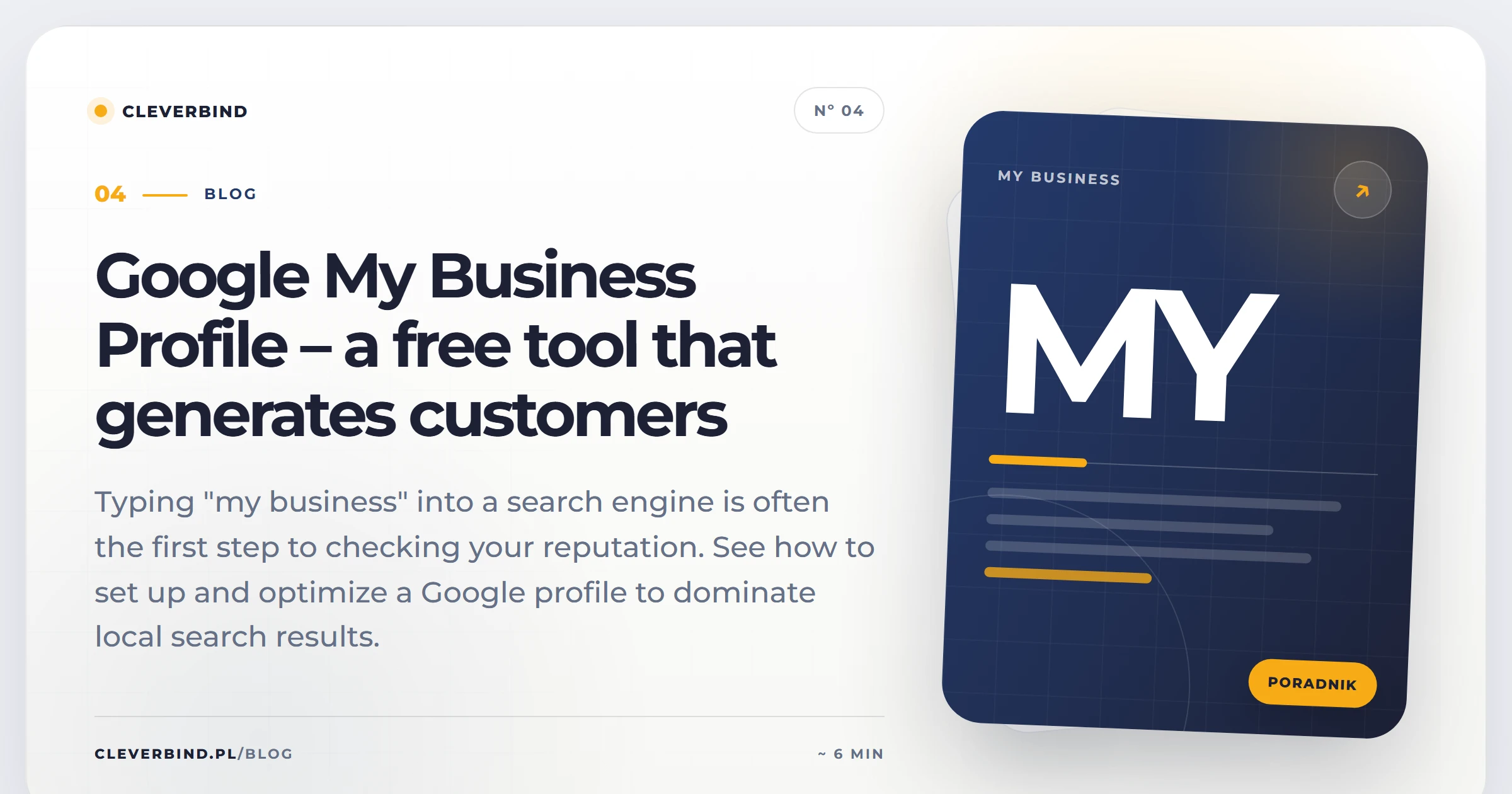 Google My Business Profile – a free tool that generates customers