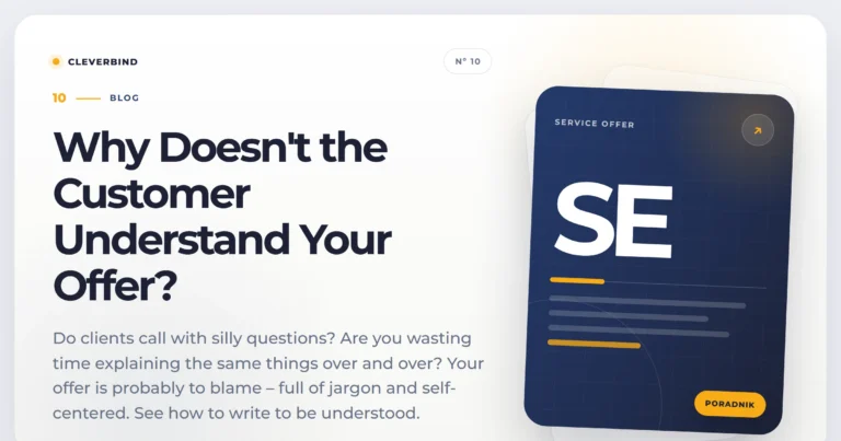 Why Doesn't the Customer Understand Your Offer?