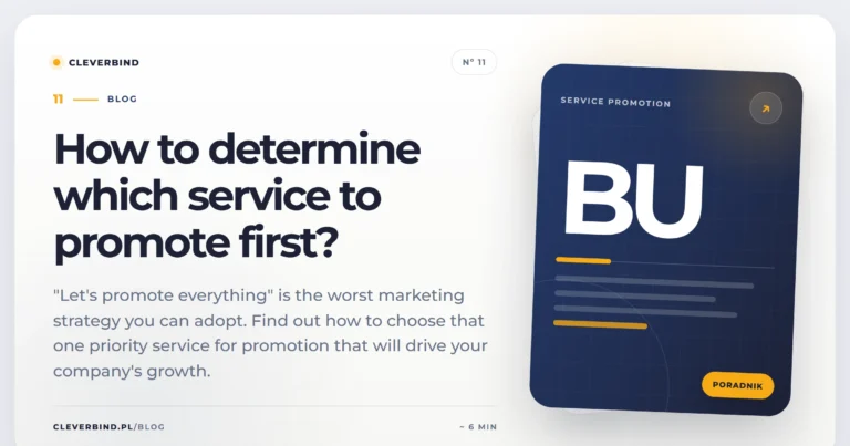 How to determine which service to promote first?